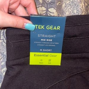 Tek Gear Straight Mid Rise pants